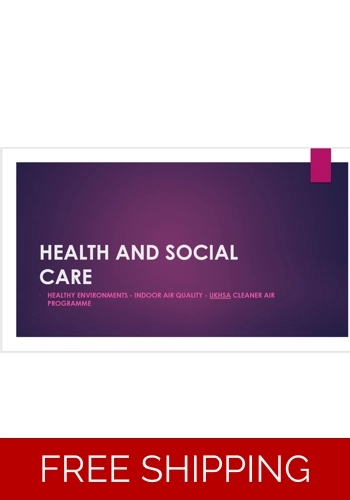 Health and Safety - Cleaner Air Programme UKHSA Awareness and Healthcare Specific